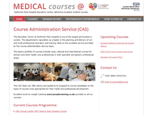 Tablet Screenshot of medicalcourses-nwlh.com